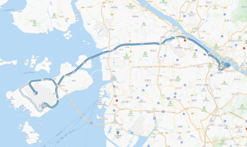 6007번-인천공항버스-전체노선