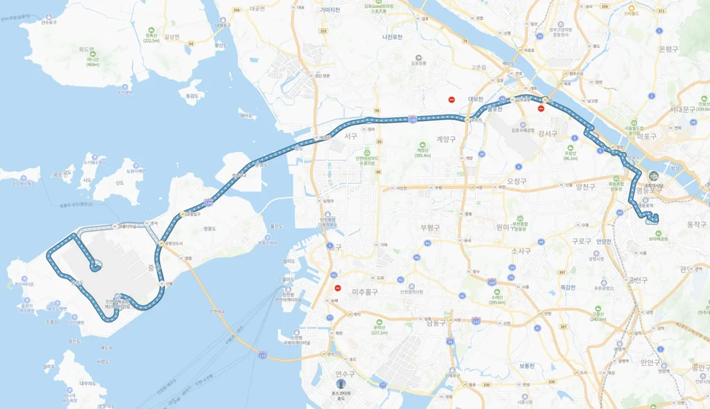 6008번-인천공항버스-전체노선