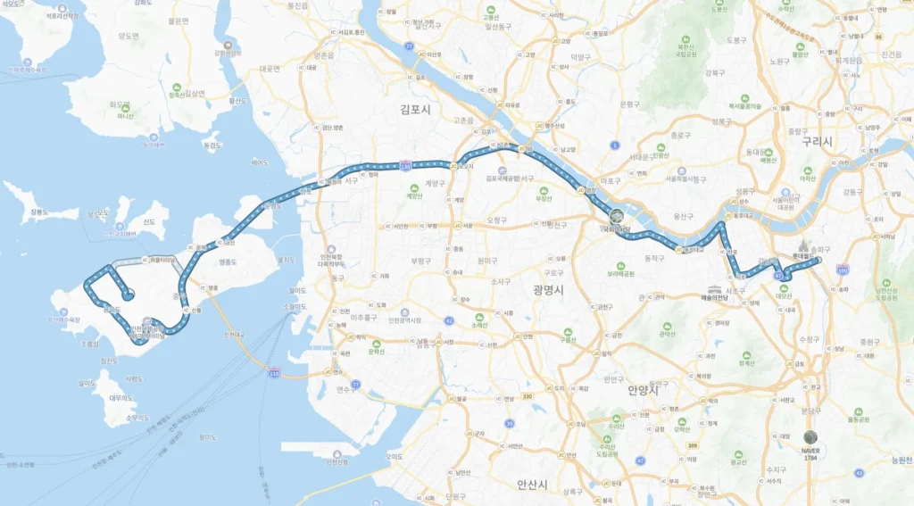 6009번-인천공항버스-전체노선